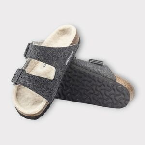 Birkenstock Gray Sandals with Adjustable Straps